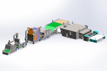 Виробнича лінія HJ-Polyester Wadding